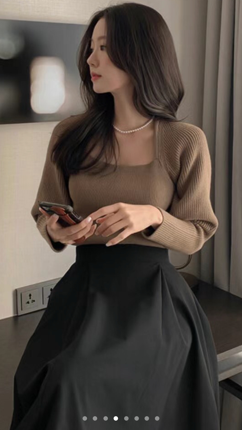 NYMPH直郵韓國代購女裝新款時尚真品熱賣人氣24秋冬針織衫NYMPH針織衫