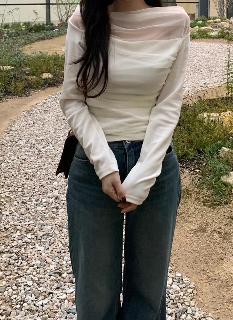 AFARRIER韓國直郵東大門代購女裝新款人氣推薦真品時尚長袖T恤AFARRIER長袖T恤