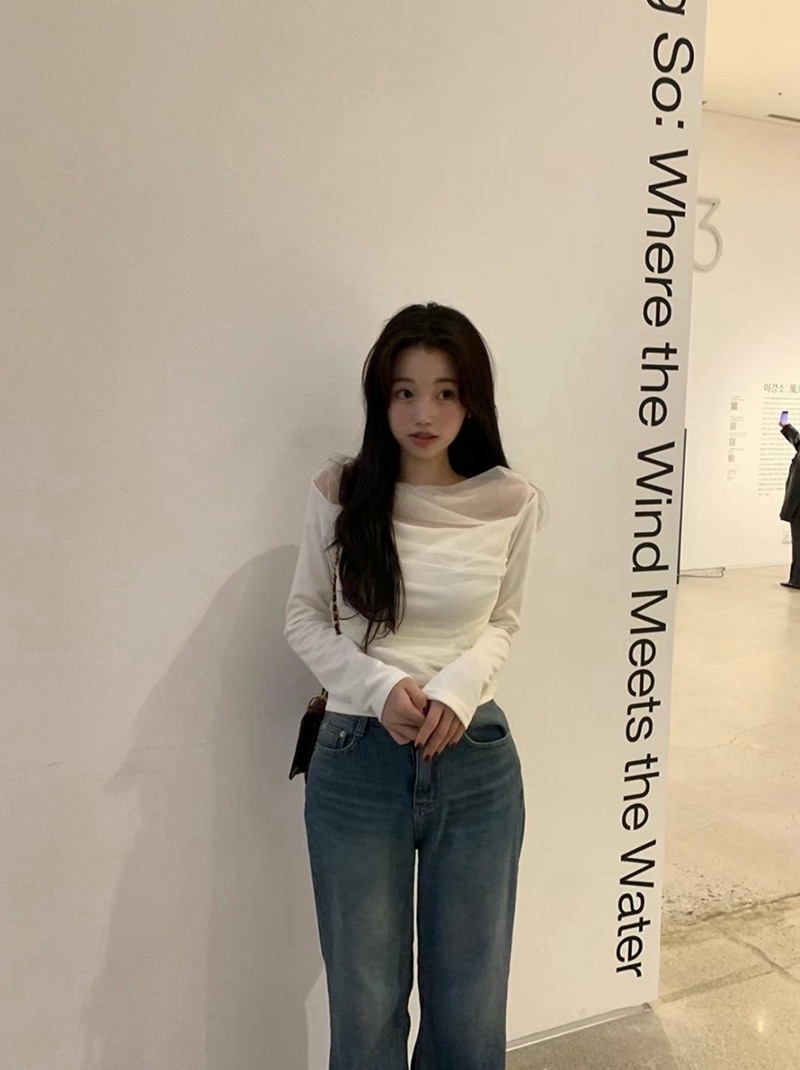 AFARRIER韓國直郵東大門代購女裝新款人氣推薦真品時尚長袖T恤AFARRIER長袖T恤