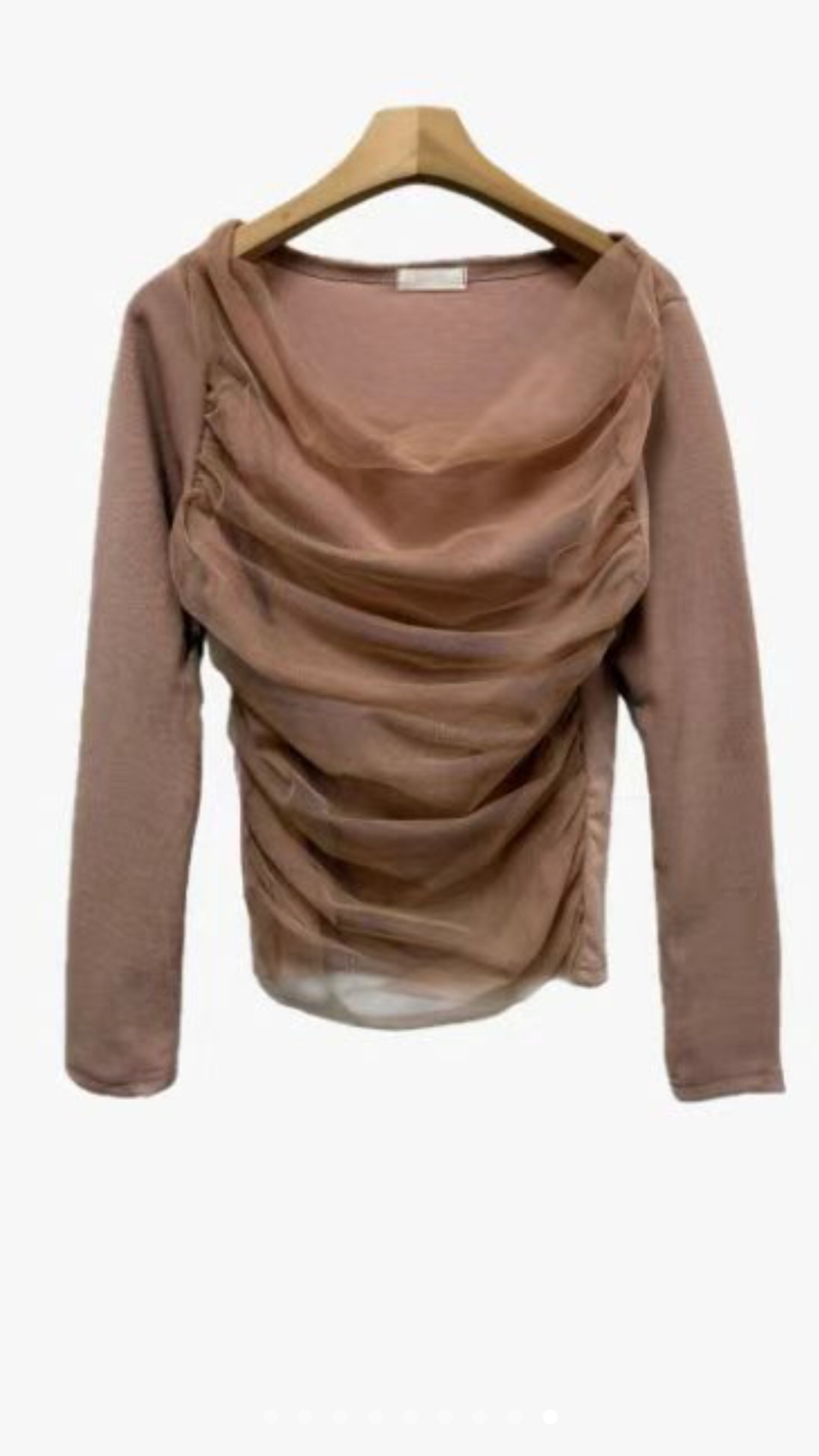 AFARRIER韓國直郵東大門代購女裝新款人氣推薦真品時尚長袖T恤AFARRIER長袖T恤圖色3