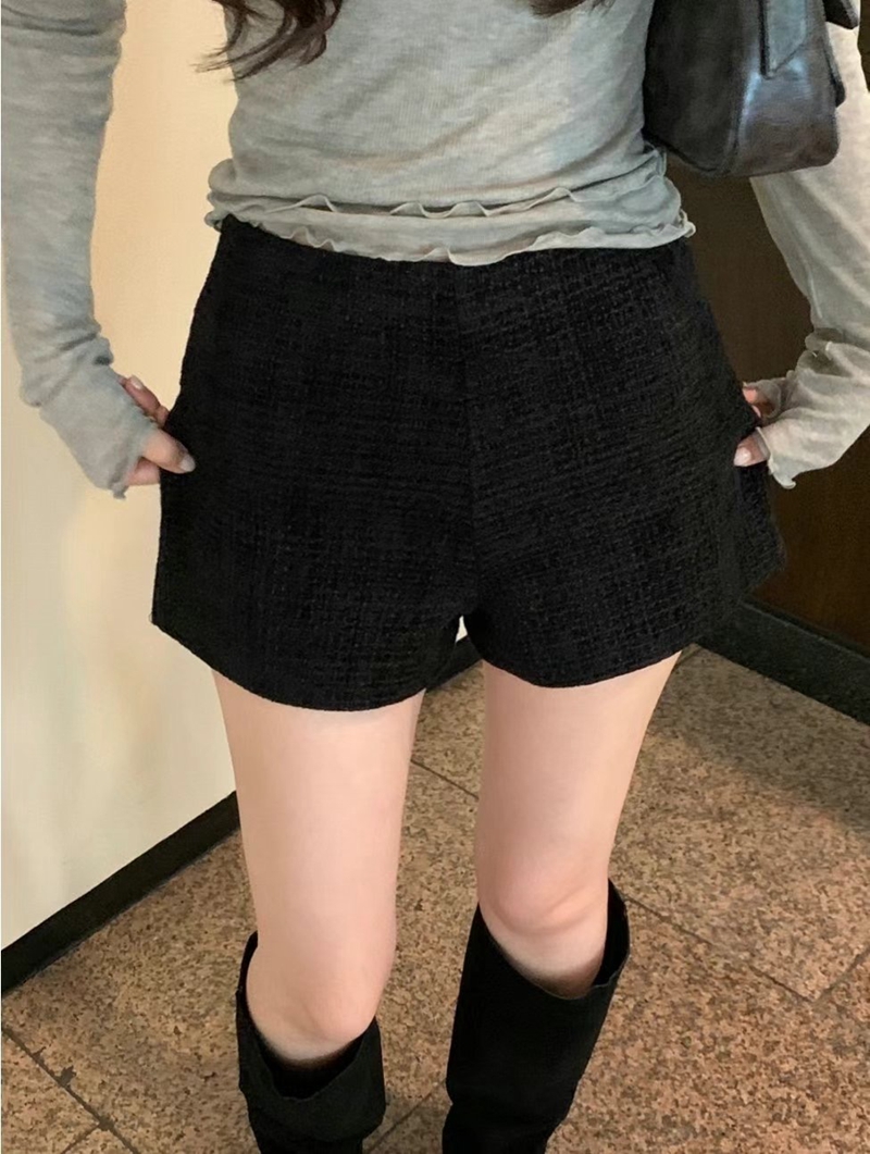 AFARRIER韓國直郵東大門代購女裝新品熱賣真品推薦短褲花呢AFARRIER短褲圖色2