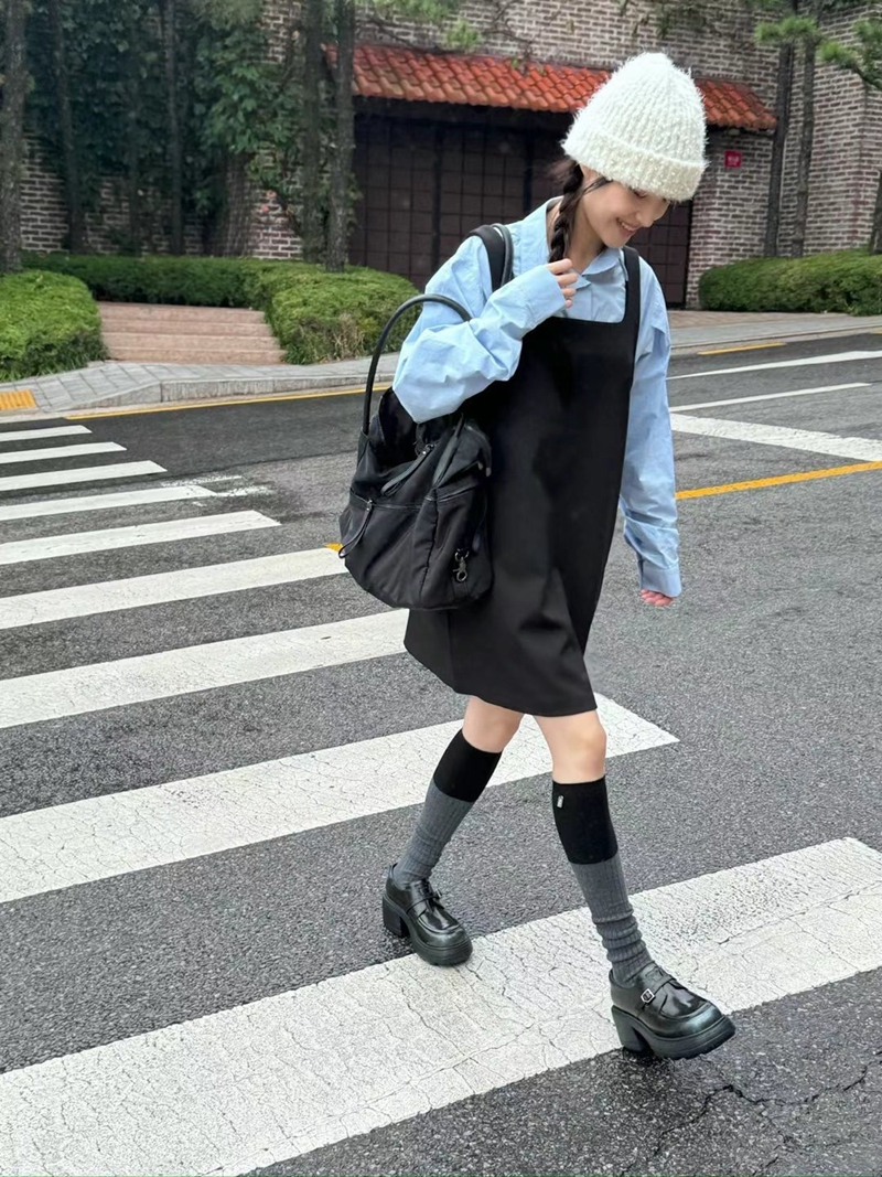 There’s韓國直郵東大門代購女裝新款職業時尚真品休閑連衣裙There’s連衣裙