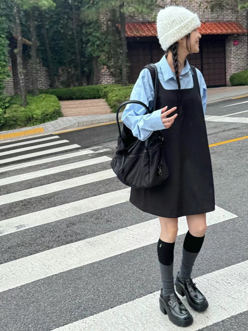 There’s韓國直郵東大門代購女裝新款職業時尚真品休閑連衣裙There’s連衣裙