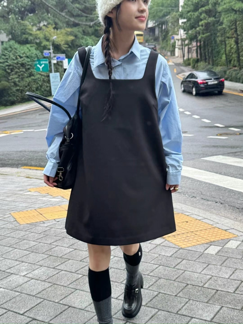 There’s韓國直郵東大門代購女裝新款職業時尚真品休閑連衣裙There’s連衣裙圖色1