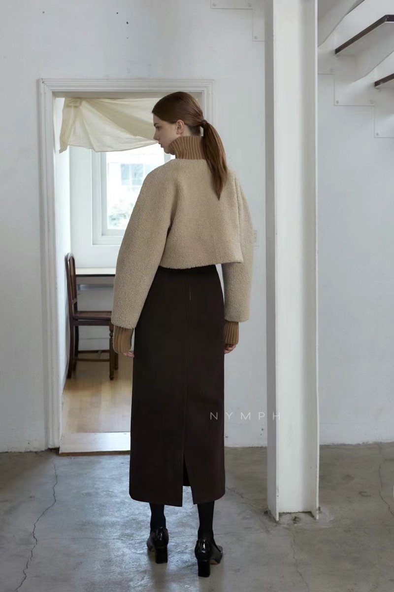NYMPH韓國直郵女裝新款職業推薦24秋冬人氣時尚熱賣休閑夾克NYMPH夾克