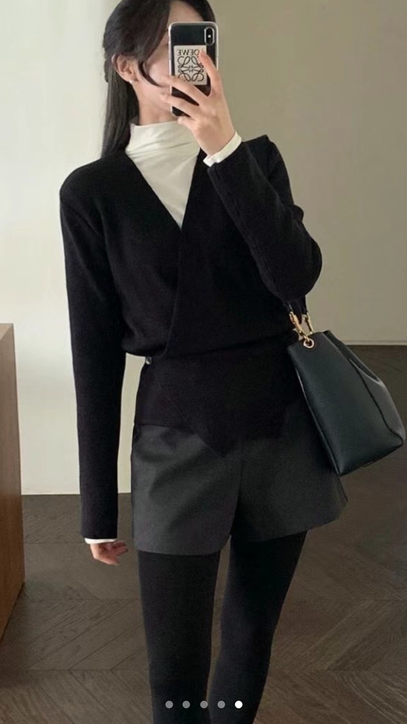 NYMPH韓國直郵東大門實拍女裝新品休閑熱賣真品時尚職業針織衫NYMPH針織衫