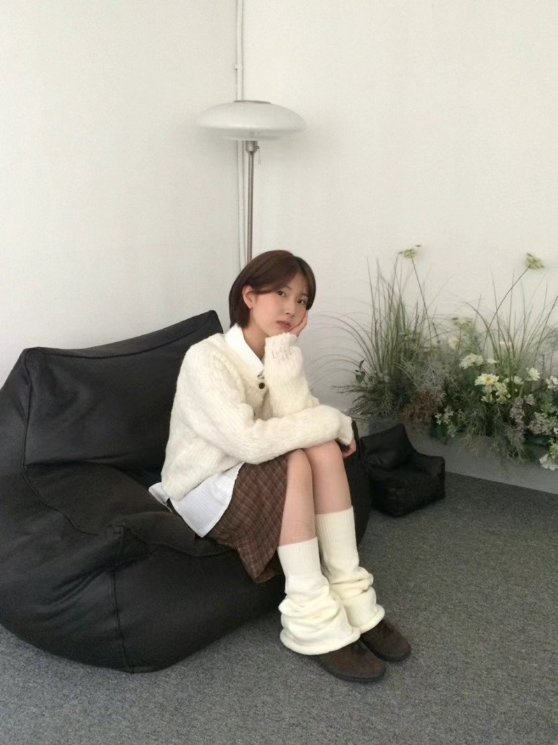 STAY ONE MORE韓國直郵東大門代購女裝新款人氣針織衫開衫STAY ONE MORE針織衫