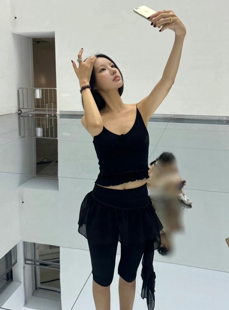 STAY ONE MORE韓國直郵東大門實拍女裝新品24秋冬吊帶背心STAY ONE MORE吊帶/背心