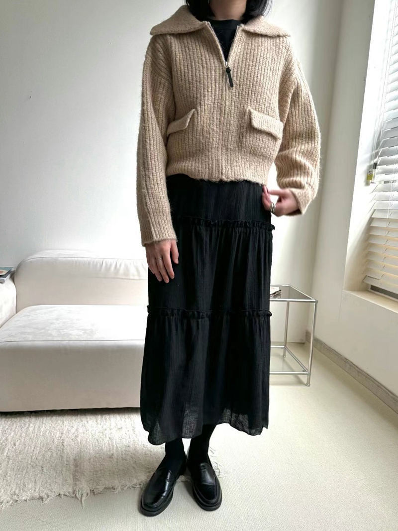 URBANANDMORE直郵韓國代購女裝新品24秋冬熱賣推薦針織衫URBANANDMORE針織衫