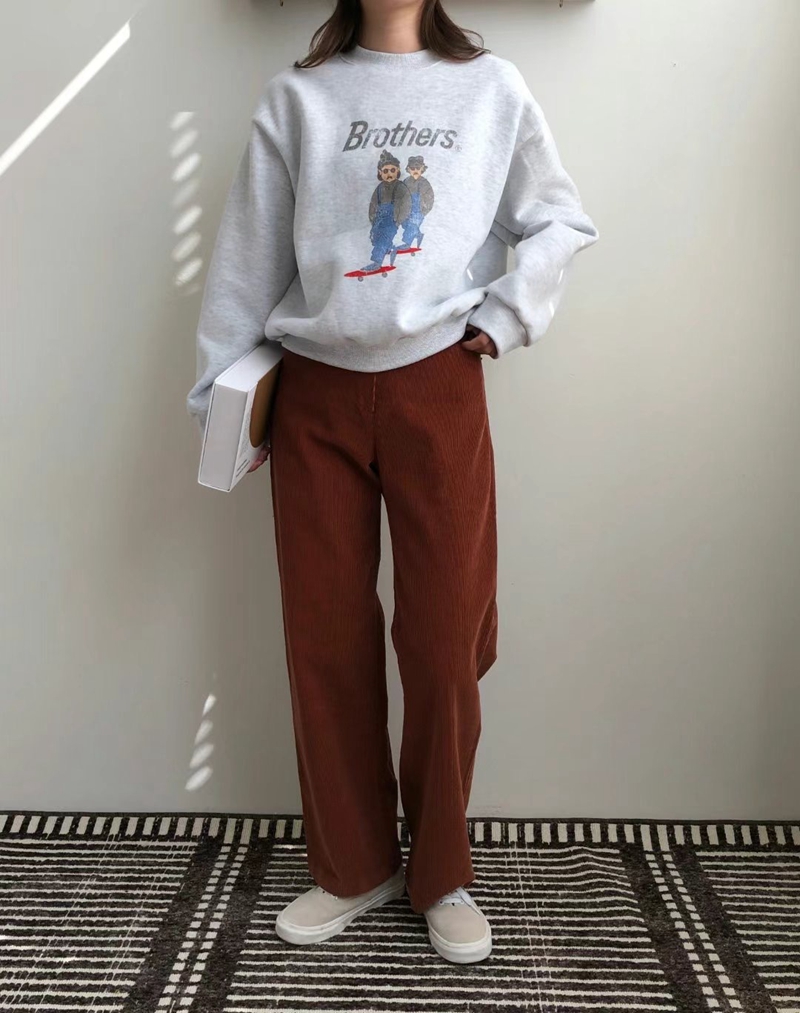 URBANANDMORE韓國直郵東大門實拍女裝新款人氣真品衛衣羊絨URBANANDMORE衛衣