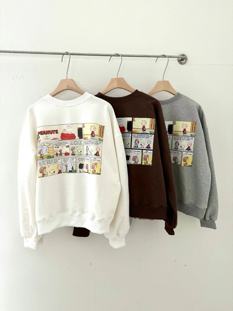 URBANANDMORE韓國直郵女裝新品時尚真品24秋冬休閑衛衣羊絨URBANANDMORE衛衣