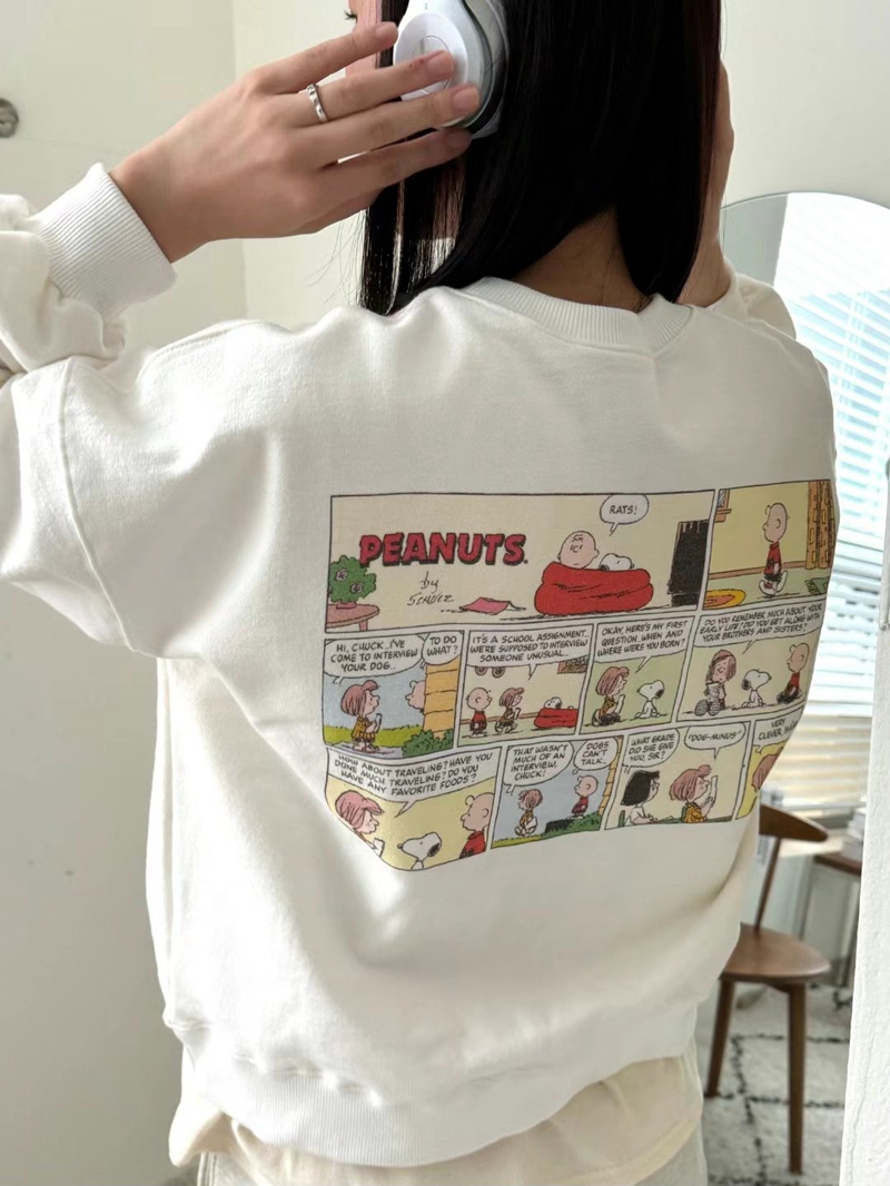 URBANANDMORE韓國直郵女裝新品時尚真品24秋冬休閑衛衣羊絨URBANANDMORE衛衣