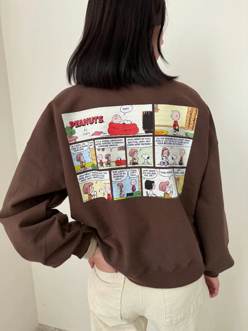 URBANANDMORE韓國直郵女裝新品時尚真品24秋冬休閑衛衣羊絨URBANANDMORE衛衣