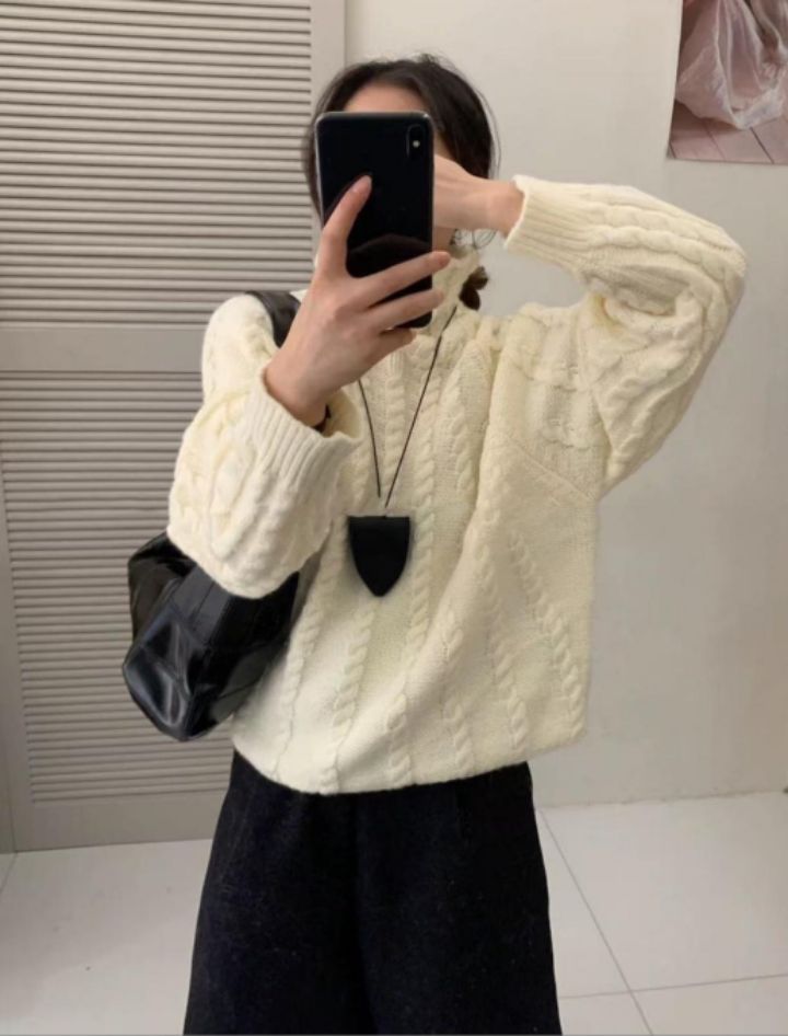 BELLINO293韓國直郵東大門實拍女裝新品推薦人氣24秋冬針織衫BOBBIE DOLL針織衫圖色3