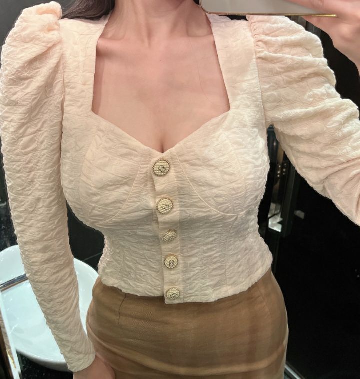 high heels韓國直郵東大門代購女裝新款熱賣推薦襯衫蕾絲衫HIGH HEELS襯衫/蕾絲衫