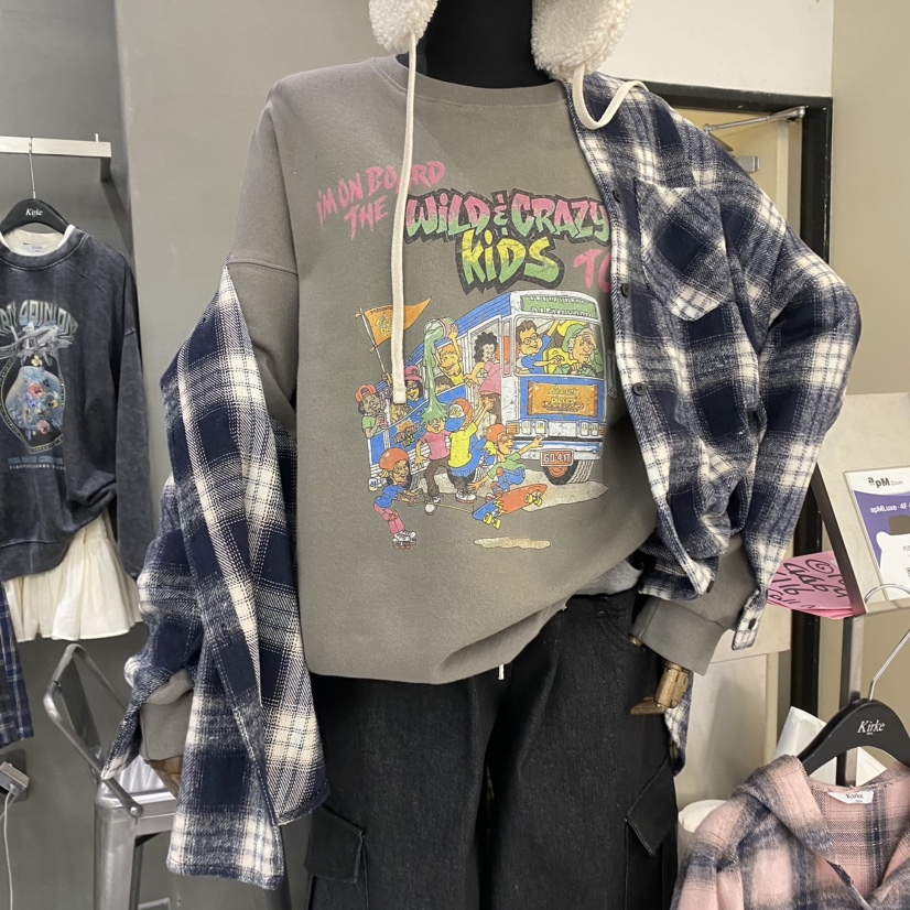 KirKe韓國直郵女裝新品時尚人氣推薦熱賣24秋冬襯衫蕾絲衫KIRKE襯衫/蕾絲衫圖色3