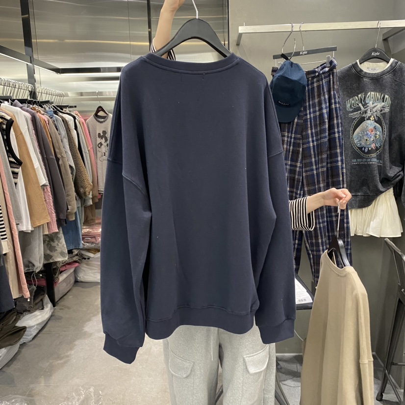 KirKe直郵韓國代購女裝新款人氣時尚推薦休閑熱賣24秋冬衛衣加絨KIRKE衛衣
