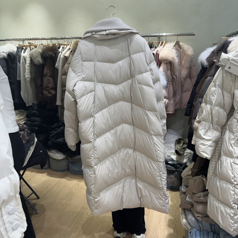 Butter-P韓國直郵女裝新品推薦職業時尚休閑真品長款羽絨服絨BUTTER-P長款羽絨服