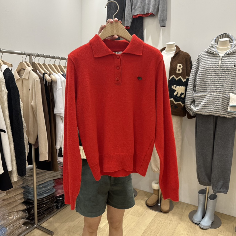 FURE韓國直郵東大門代購女裝新款人氣真品休閑24秋冬針織衫羊毛Remaking/URBANSTORY針織衫圖色1