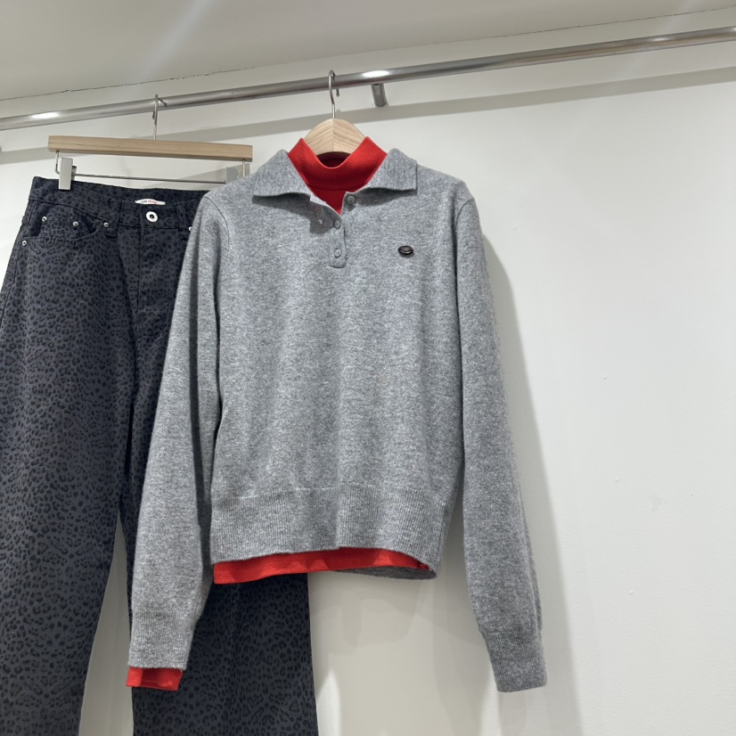 FURE韓國直郵東大門代購女裝新款人氣真品休閑24秋冬針織衫羊毛Remaking/URBANSTORY針織衫圖色4