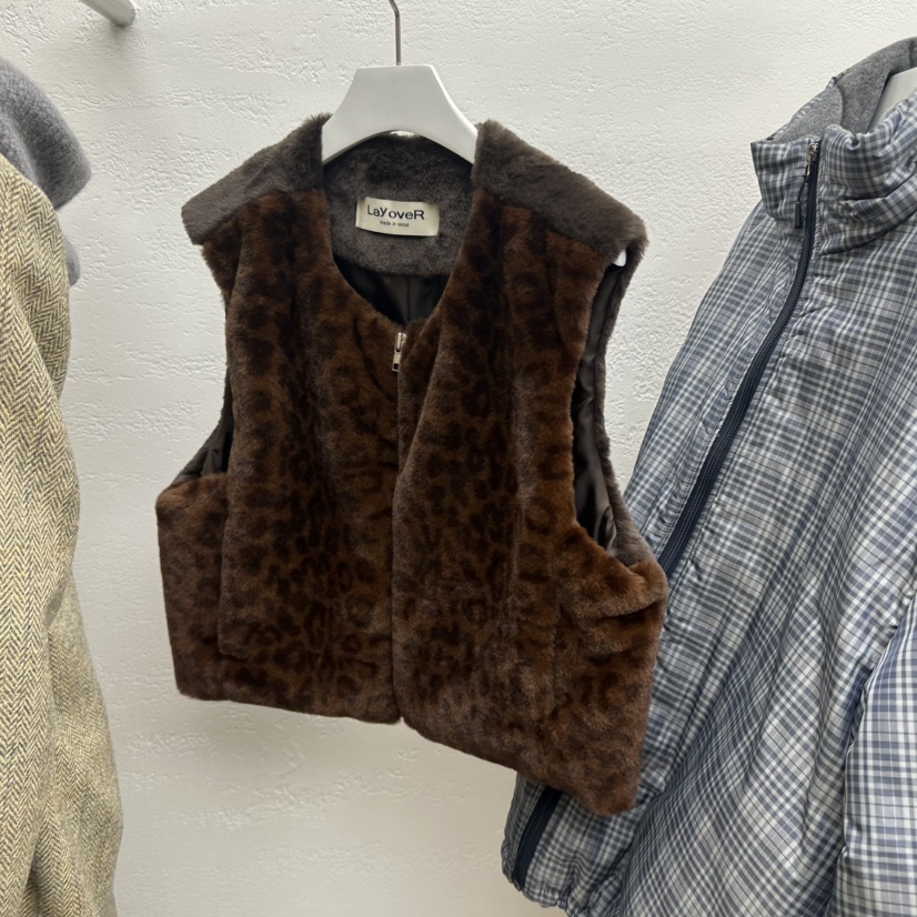 LaYoverR韓國直郵女裝新品時尚人氣休閑職業熱賣推薦真品馬甲E/E/E馬甲圖色1