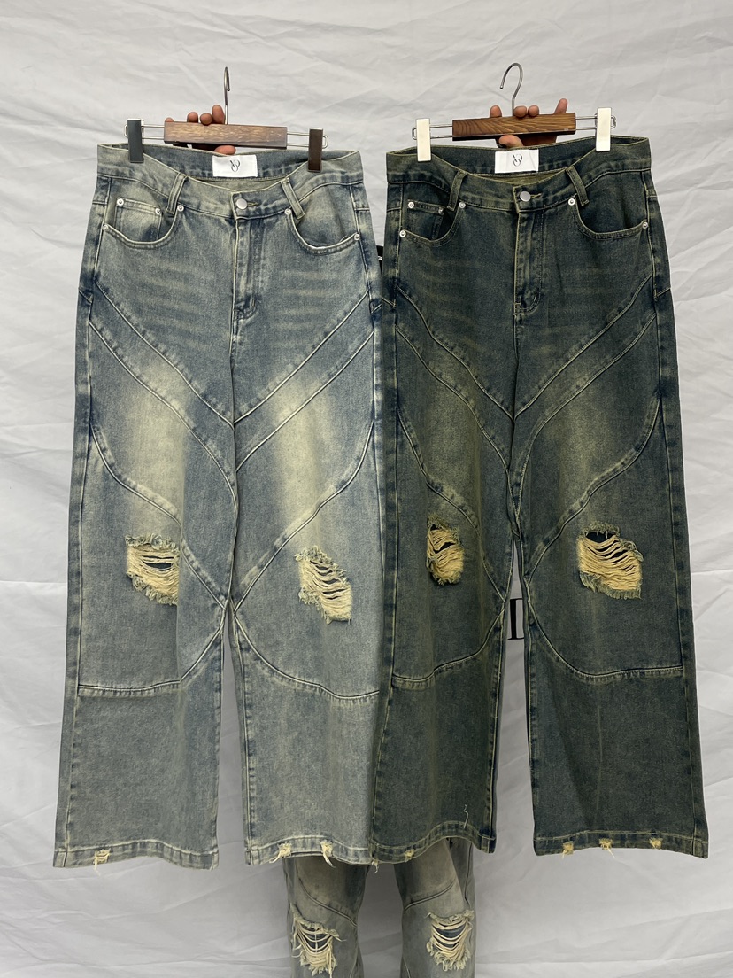 PAIRING韓國直郵東大門實拍女裝新品時尚24秋冬熱賣牛仔褲PAIRING牛仔褲