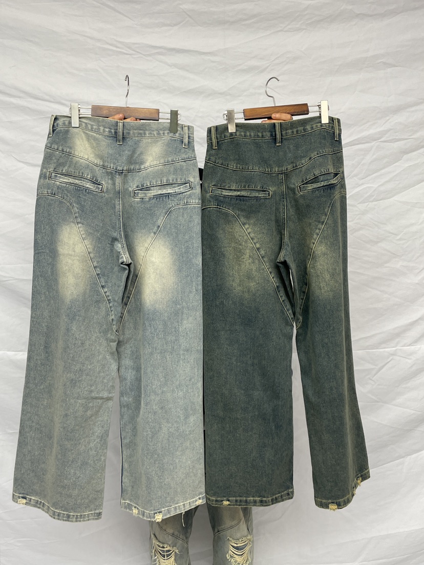 PAIRING韓國直郵東大門實拍女裝新品時尚24秋冬熱賣牛仔褲PAIRING牛仔褲