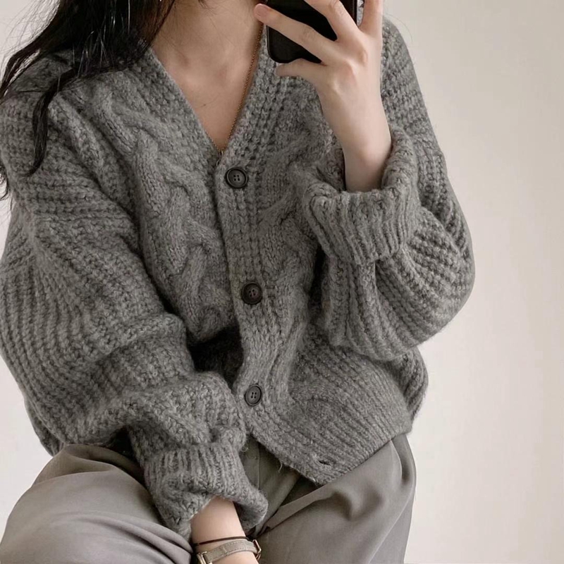 BUMBLE BEE-범블비-T東大門直郵女裝新款熱賣針織衫開衫BUMBLE BEE針織衫圖色3