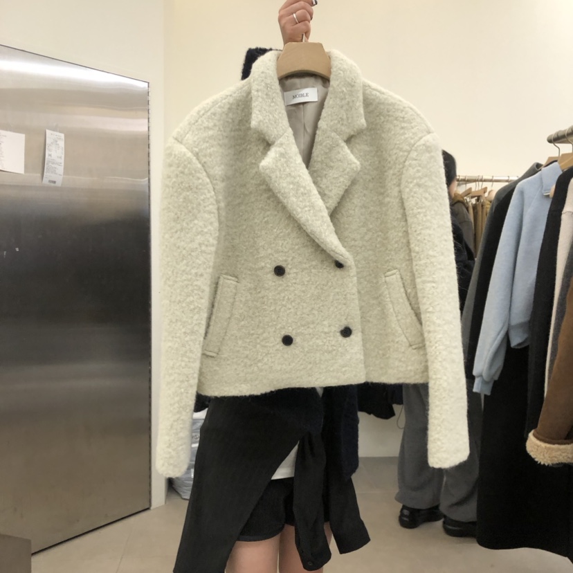 MOIBLE直郵韓國代購女裝新款熱賣真品推薦時尚休閑24秋冬夾克PORTS MOSS夾克圖色2