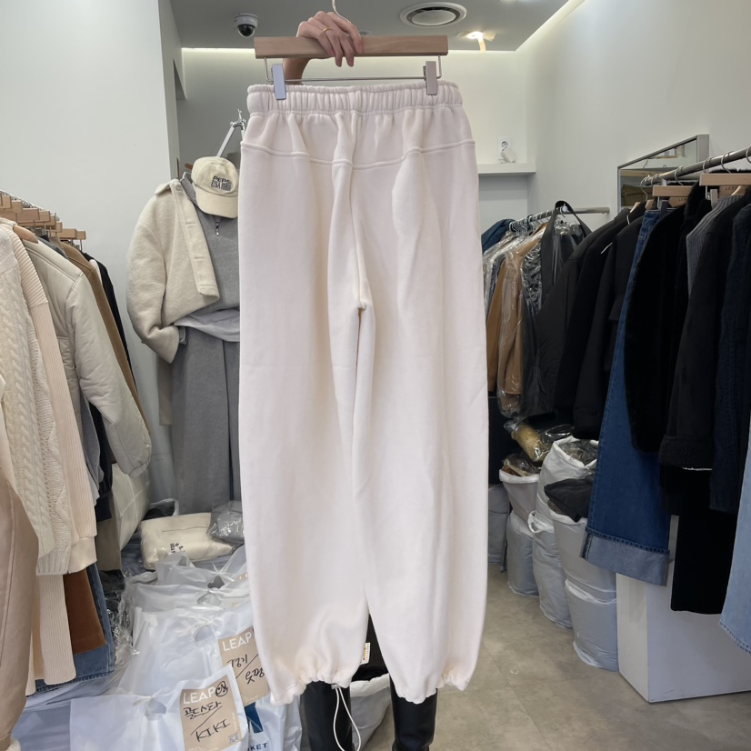 LEAP韓國直郵東大門代購女裝新品推薦真品人氣休閑褲加絨羊絨LOVE ROSIE休閑褲