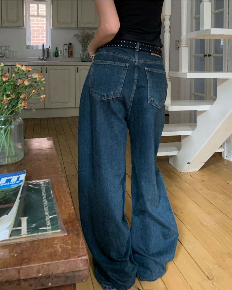 1OR2直郵韓國代購女裝新品熱賣職業時尚休閑24秋冬牛仔褲OOTJ/1OR2牛仔褲