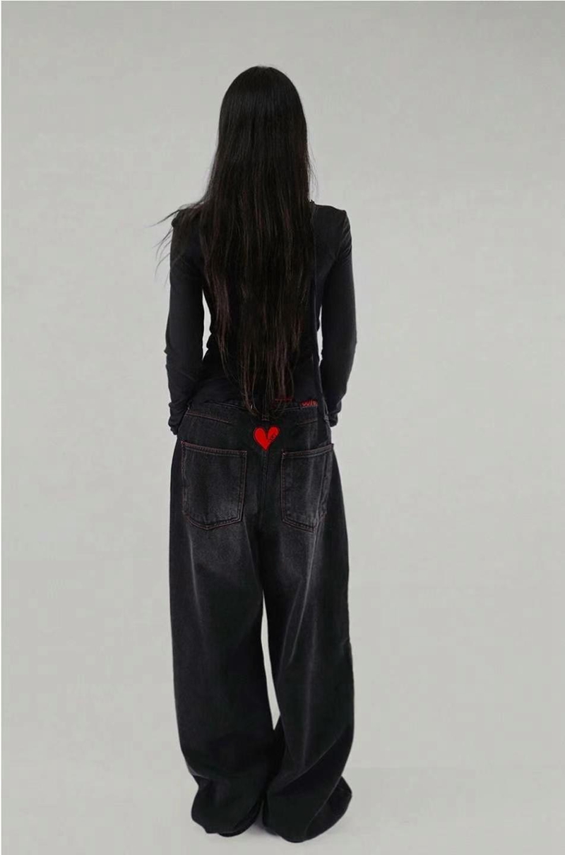 1OR2韓國直郵東大門實拍女裝新品人氣真品休閑24秋冬牛仔褲OOTJ/1OR2牛仔褲