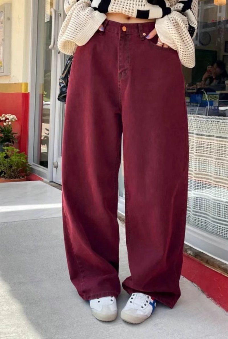 1OR2韓國直郵東大門實拍女裝新品人氣休閑時尚熱賣牛仔褲OOTJ/1OR2牛仔褲