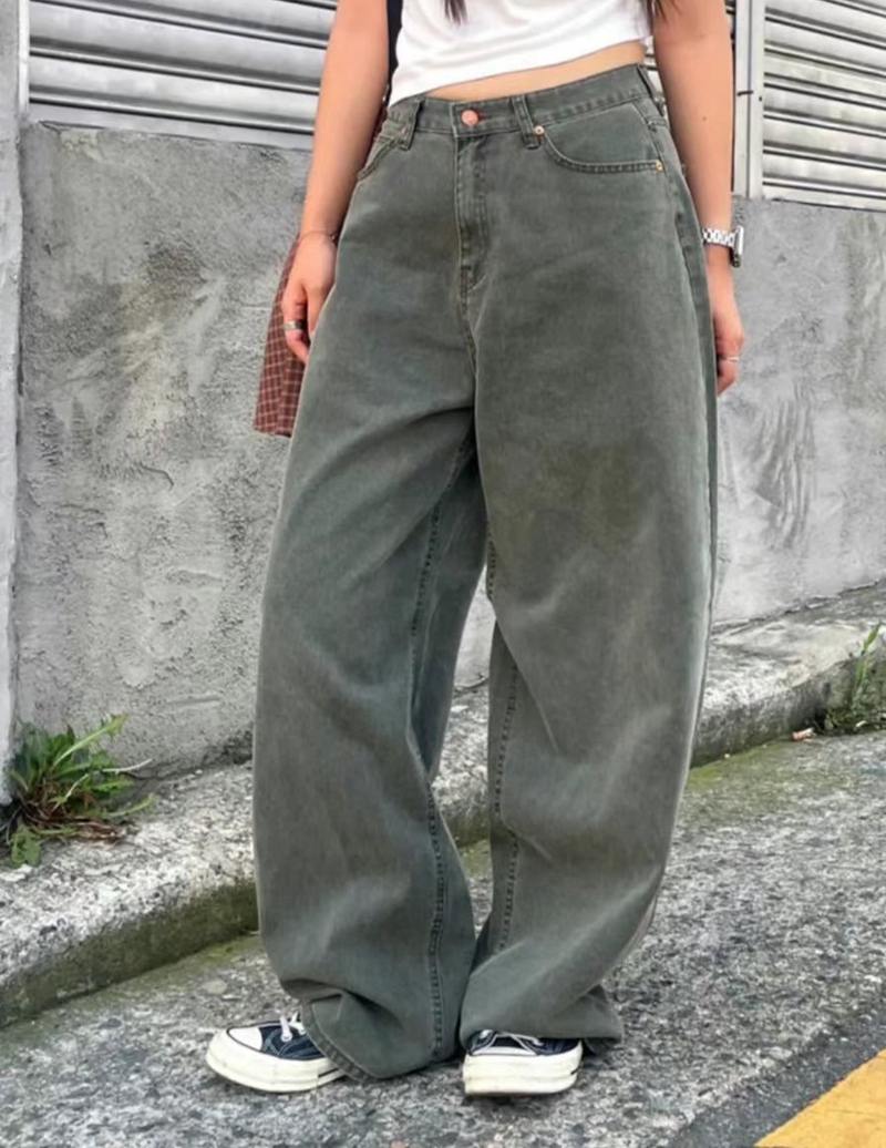 1OR2韓國直郵東大門實拍女裝新品人氣休閑時尚熱賣牛仔褲OOTJ/1OR2牛仔褲圖色2