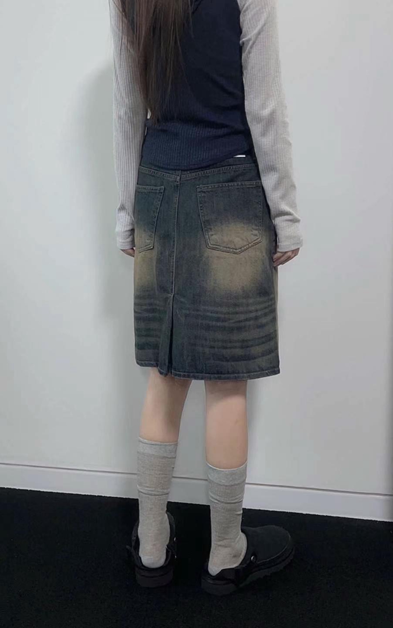 1OR2韓國直郵東大門代購女裝新品休閑人氣真品半身裙中短裙OOTJ/1OR2半身裙/中短裙