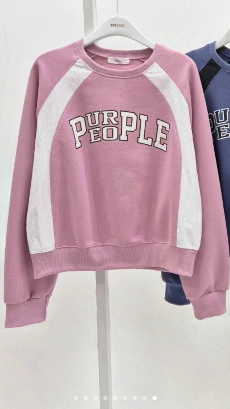 COOL CAT韓國直郵東大門代購女裝新品24秋冬真品休閑衛衣COOL CAT衛衣