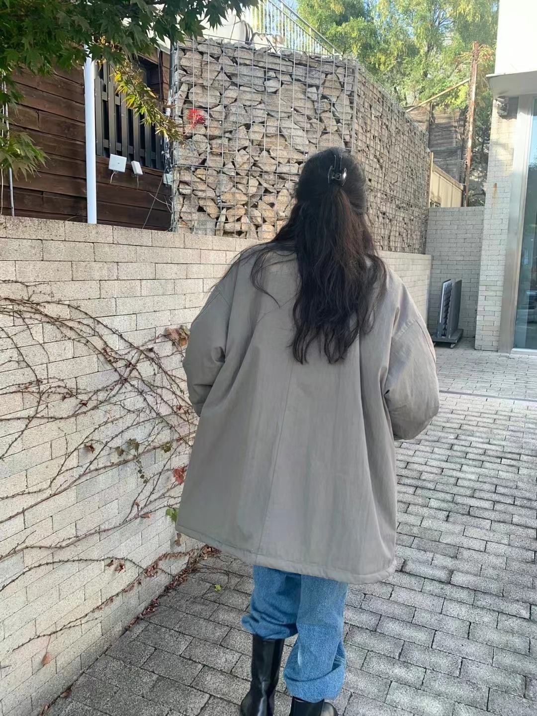 NAM.2韓國直郵女裝新款推薦24秋冬休閑熱賣時尚中長款大衣SOIL中長款大衣