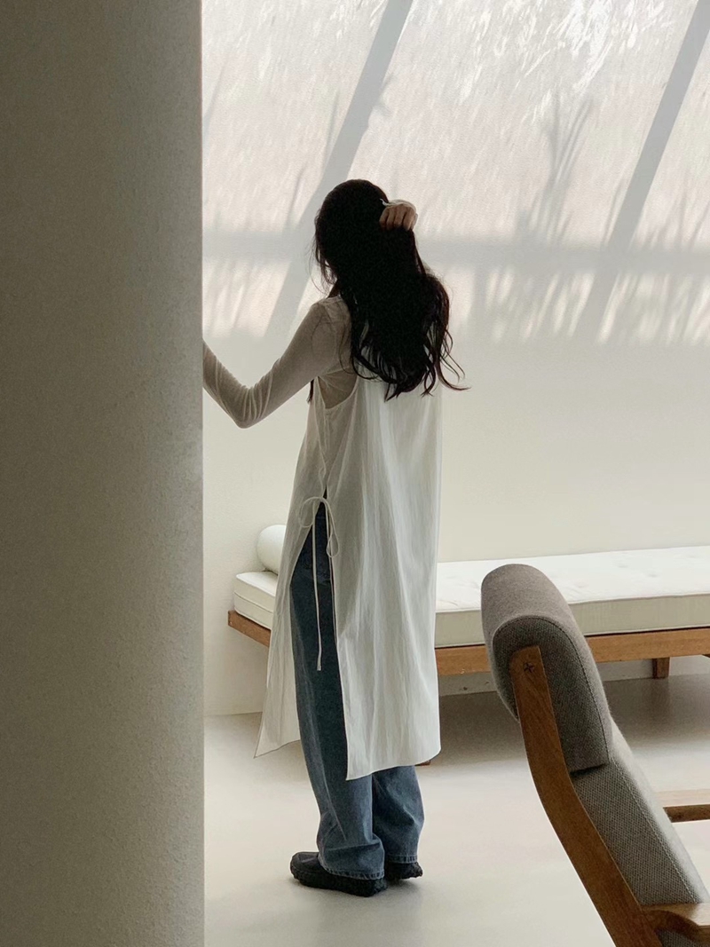 BERN韓國直郵東大門實拍女裝新款推薦真品24秋冬職業連衣裙BERN連衣裙