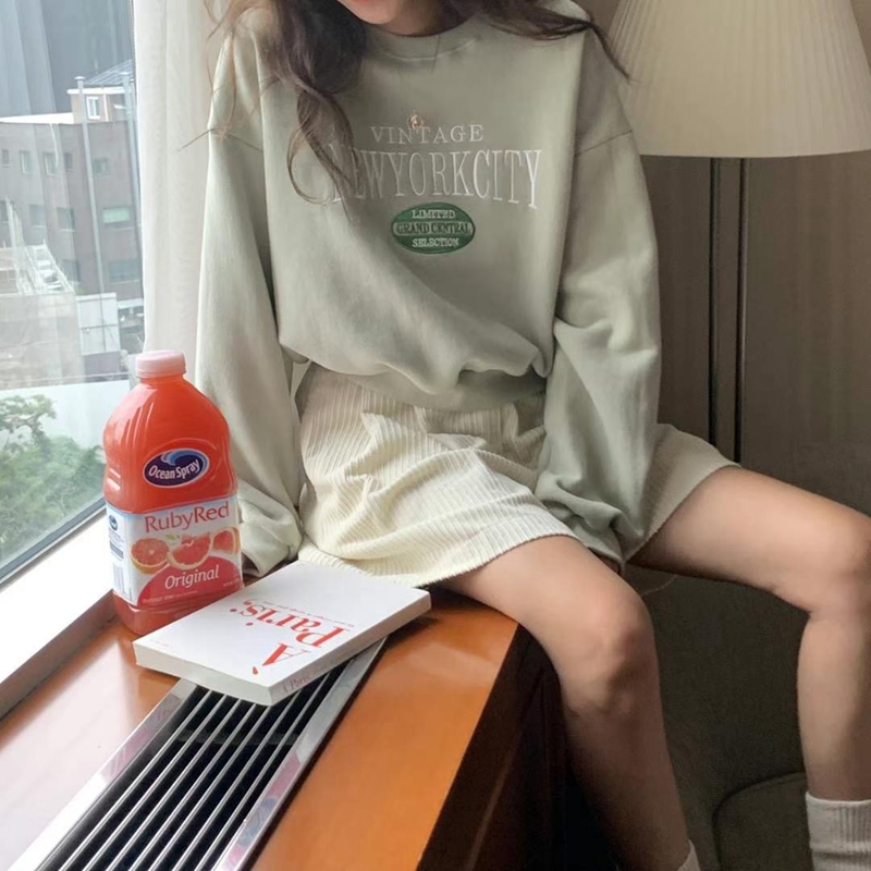 BLUSHER韓國直郵女裝新品熱賣時尚人氣24秋冬真品衛衣加絨BLUSHER衛衣
