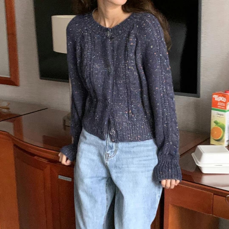 BLUSHER韓國直郵東大門代購女裝新款時尚24秋冬人氣針織衫BLUSHER針織衫
