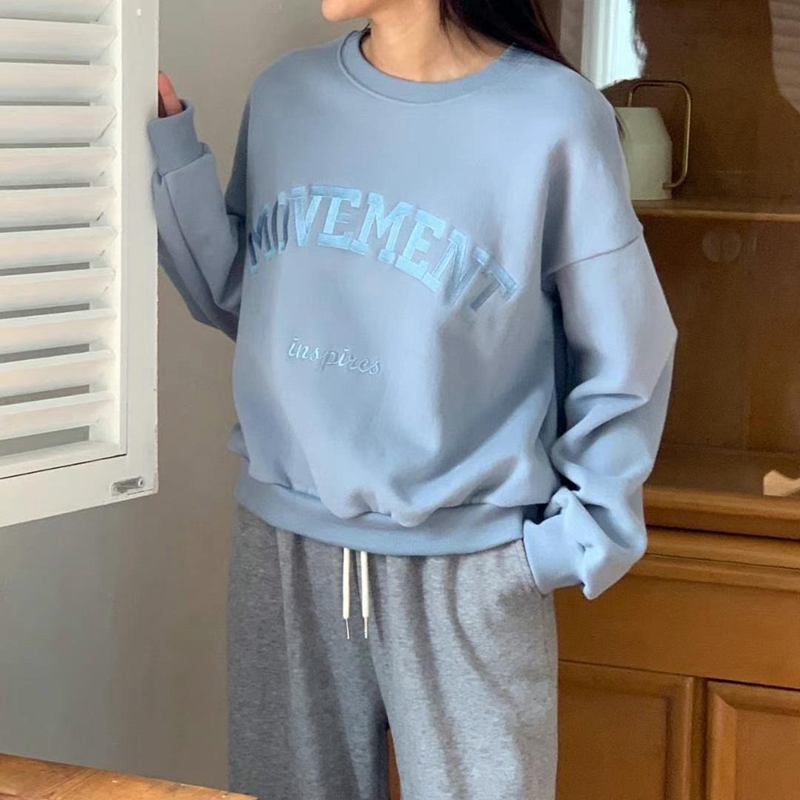 BLUSHER韓國直郵女裝新款時尚職業真品人氣推薦休閑衛衣加絨BLUSHER衛衣