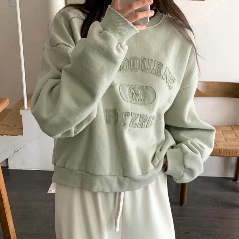 BLUSHER韓國直郵女裝新品真品人氣24秋冬推薦熱賣衛衣加絨BLUSHER衛衣
