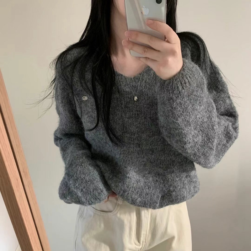 PLACE直郵韓國代購女裝新品時尚休閑熱賣人氣真品推薦針織衫PLACE針織衫圖色6