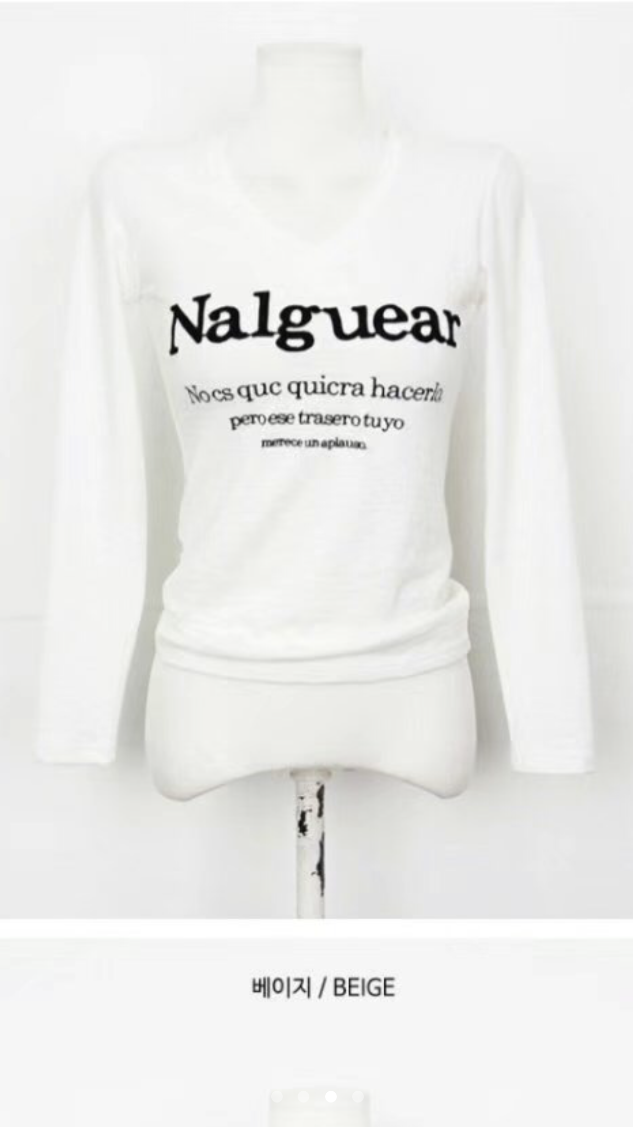 STYLE J-스타일J-T直郵韓國代購女裝新款24秋冬長袖T恤magie長袖T恤圖色2