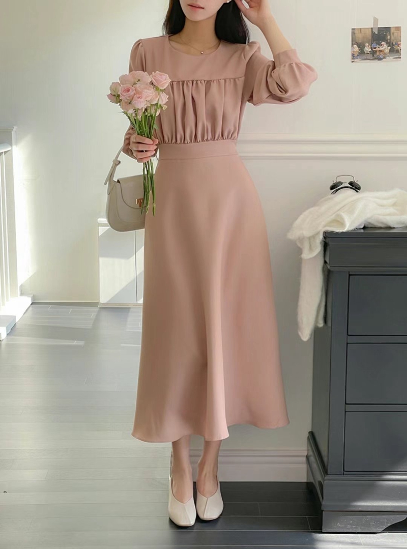 PLACE韓國直郵東大門代購女裝新款休閑人氣24秋冬推薦連衣裙PLACE連衣裙圖色2