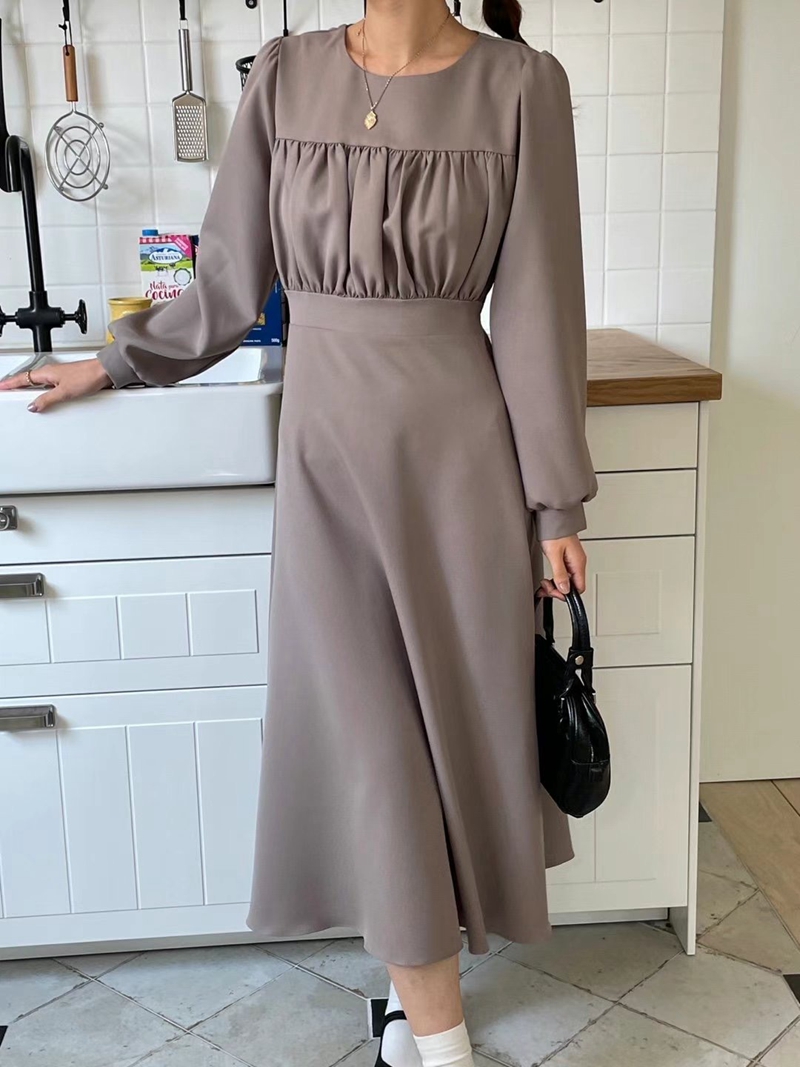 PLACE韓國直郵東大門代購女裝新款休閑人氣24秋冬推薦連衣裙PLACE連衣裙圖色3