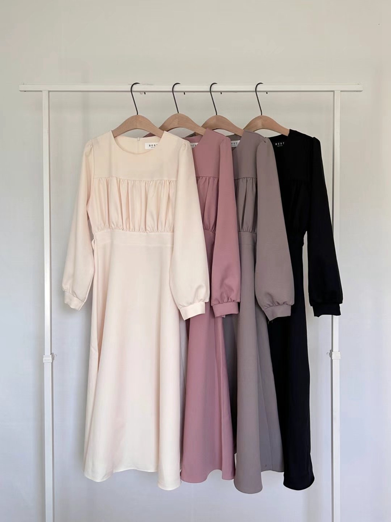 PLACE韓國直郵東大門代購女裝新款休閑人氣24秋冬推薦連衣裙PLACE連衣裙圖色4左四色