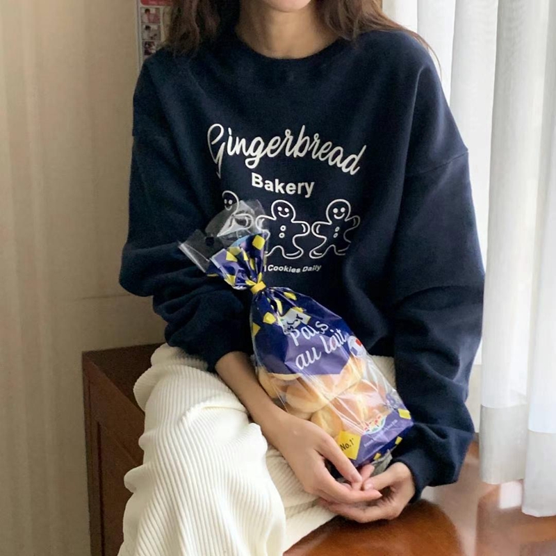 BLUSHER韓國直郵東大門實拍女裝新款24秋冬休閑熱賣衛衣加絨BLUSHER衛衣