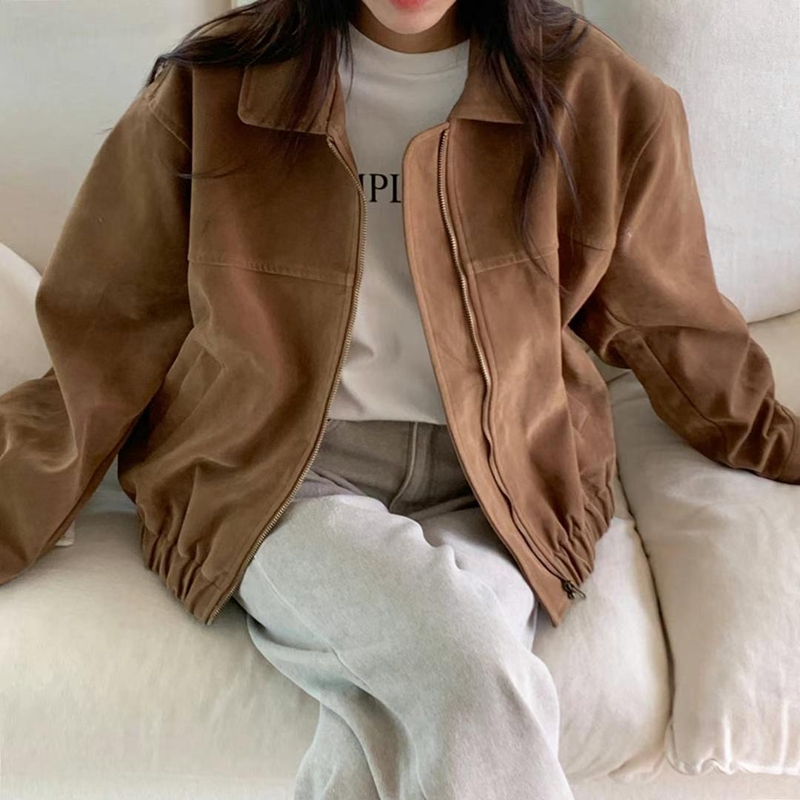 BLUSHER韓國直郵女裝新款人氣熱賣休閑職業時尚24秋冬夾克BLUSHER夾克