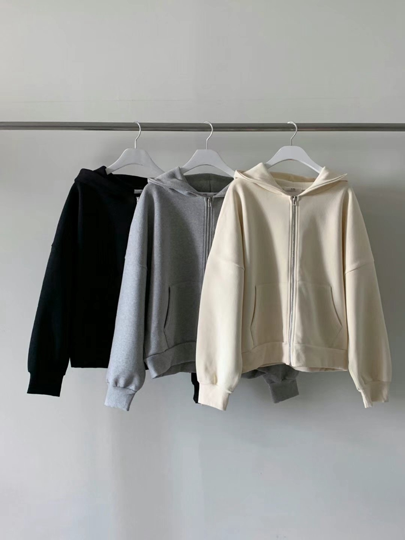 A ONE直郵韓國代購女裝新品24秋冬職業真品衛衣拉鏈兜帽A ONE衛衣